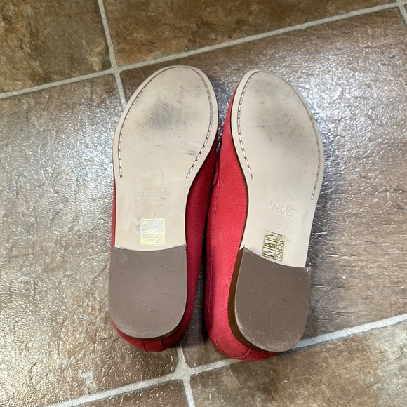 Pink suede women’s J.Crew loafers. EUC, worn once. Size 9. - Picture 3 of 4